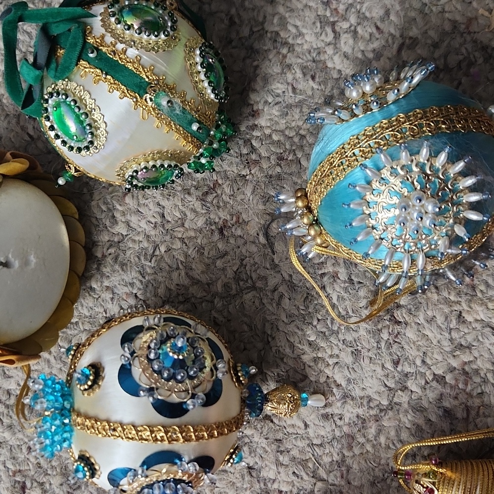 Handmade Colorful Beaded Ornaments - Picture 3 of 7